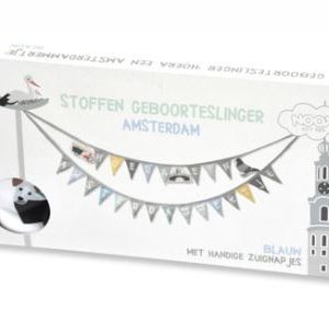 Geboorteslinger Amsterdam (roze) – afbeelding 3