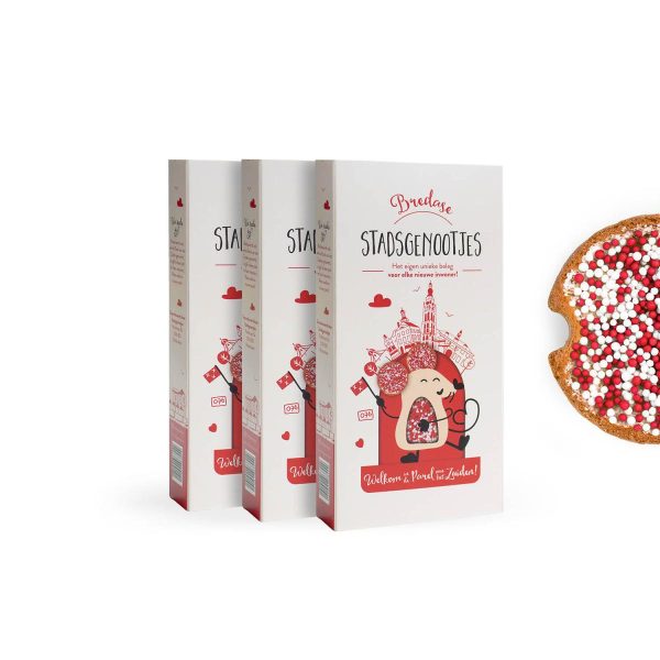 Bredase Stadsgenootjes 3-pack – gepersonaliseerde geboortemuisjes van Stadsgenootjes