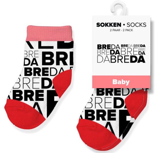 Bredase Baby sokjes – babysokjes van Stadsgenootjes