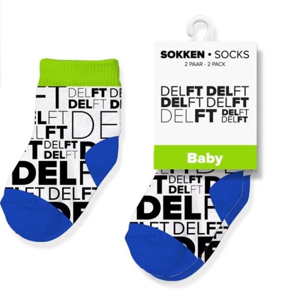 Delftse Baby sokjes – babysokjes van Stadsgenootjes