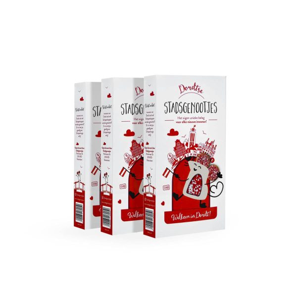 Dordtse Stadsgenootjes 3-pack – gepersonaliseerde geboortemuisjes van Stadsgenootjes