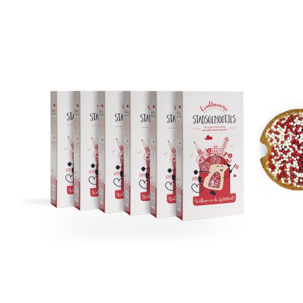 Eindhovense Stadsgenootjes 6-pack – gepersonaliseerde geboortemuisjes van Stadsgenootjes