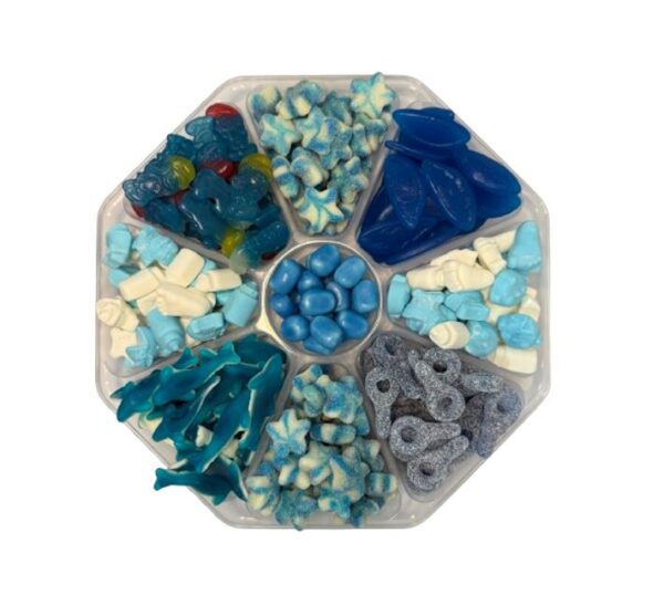 Geboorte Candy Platter Jongen XL – geboortesnoep van Stadsgenootjes