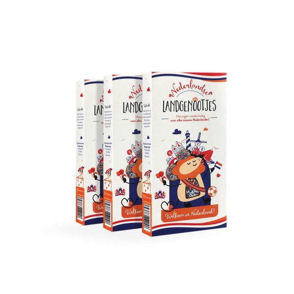 Nederlandse Landgenootjes 3-pack – gepersonaliseerde geboortemuisjes van Stadsgenootjes
