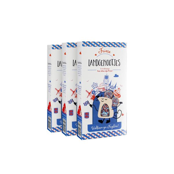 Friese Landgenootjes 3-pack – gepersonaliseerde geboortemuisjes van Stadsgenootjes