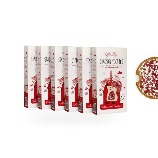 Utrechtse Stadsgenootjes 6-pack – gepersonaliseerde geboortemuisjes van Stadsgenootjes