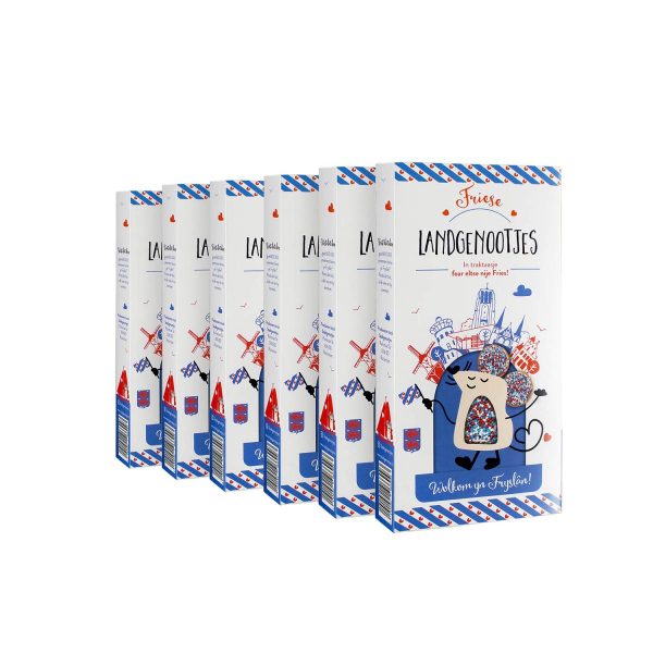 Friese Landgenootjes 6-pack – gepersonaliseerde geboortemuisjes van Stadsgenootjes