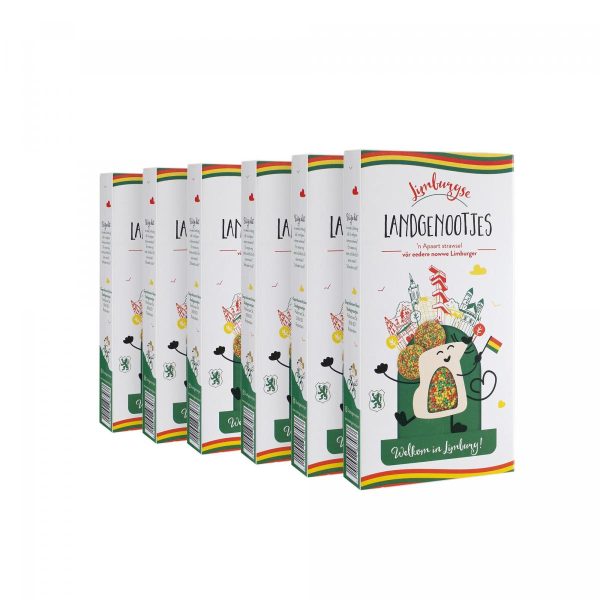 Limburgse Landgenootjes 6-pack – gepersonaliseerde geboortemuisjes van Stadsgenootjes